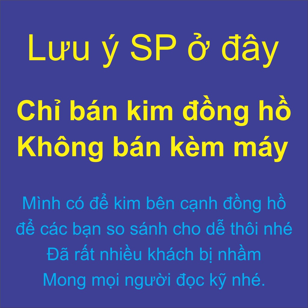 Kim đồng hồ combo 2 bộ kim (Không bán kèm máy đồng hồ)