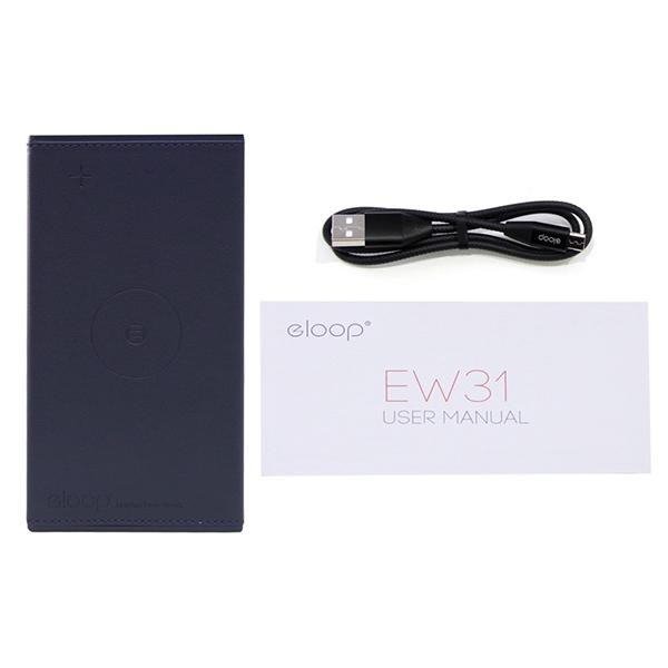 Pin Dự Phòng Kiêm Sạc Không Dây Eloop EW31, 10.000mAh