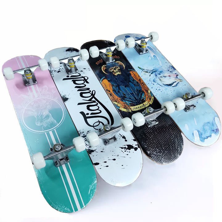 Ván trượt skateboard thể thao chất liệu gỗ phong ép cao cấp 7 lớp mặt nhám