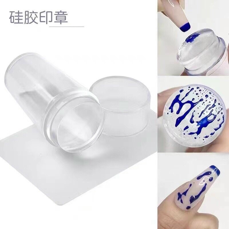 Con dấu in móng tay- đầu móng nail- phụ kiện nail