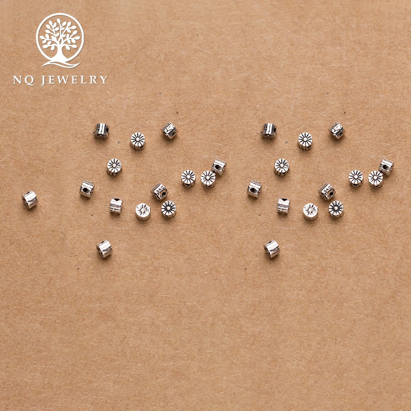 Charm bạc hình bánh trung thu - NQ Jewelry