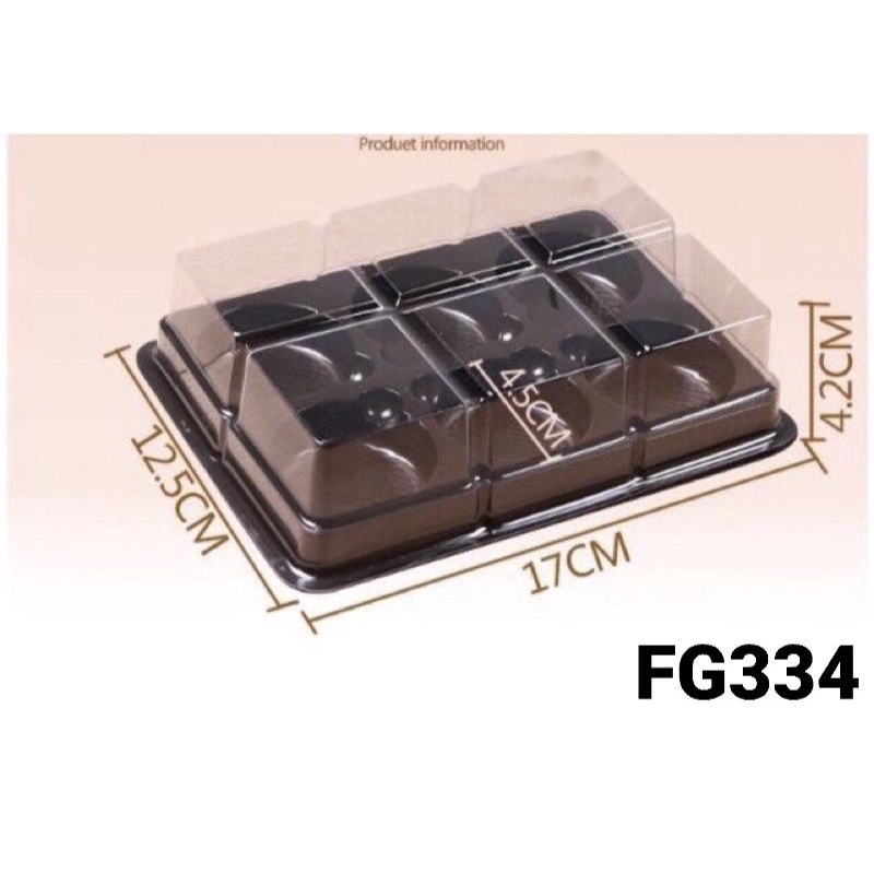 Set 10 hộp đựng bánh trung thu, socola 50g - 75g FG134, FG334, FG332