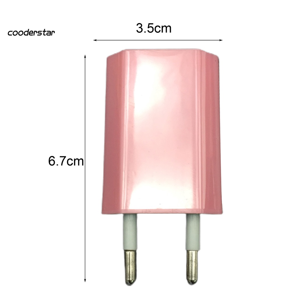 Đầu cắm sạc USB 5V 1A cho điện thoại