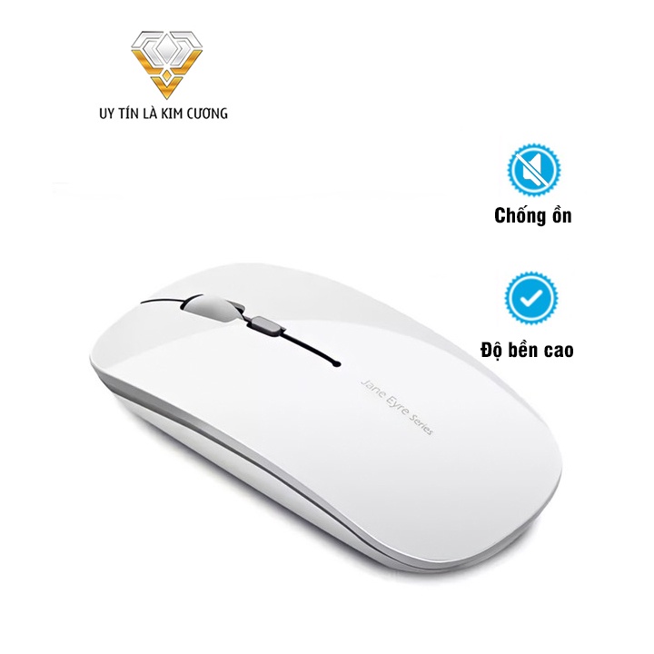 Chuột ko dây Bluetooth tự sạc pin VietTech M185 cao cấp ko tiếng click sạc 1 lần dùng 4 tuần cho Laptop máy tính táo PC