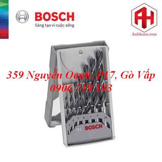 Bộ 7 cây mũi khoan gỗ bosch 2607017034