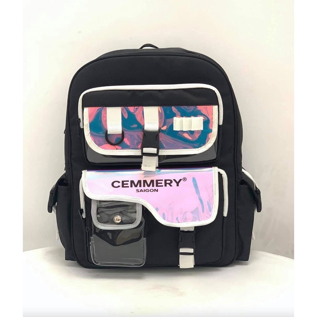 Balo thời trang Đi Học, đi chơi CEMMERY Unisex + Tặng kèm giấy thơm