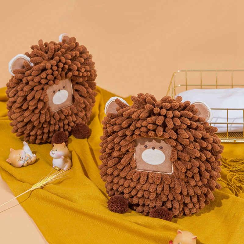 Khăn Lau Tay Vải Sợi Nhỏ Mềm Mại Thấm Hút Nước Nhanh Khô Họa Tiết Hoạt Hình Giá Rẻ