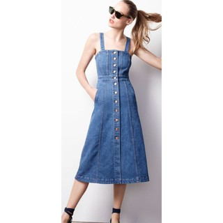 váy đầm jean hai dây