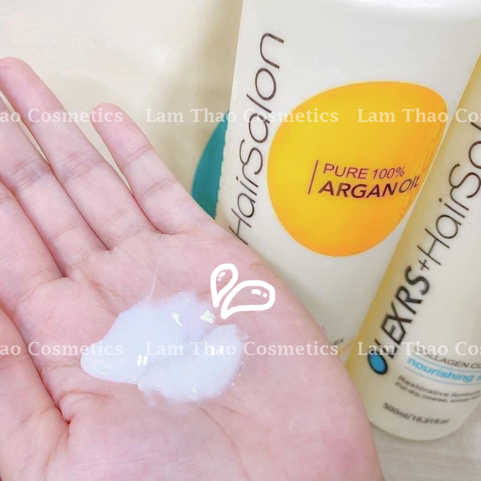 Bộ Gội Xã Ngăn Ngừa Rụng Tóc Olexrs + Hair Salon Puren 100% Argan Oil