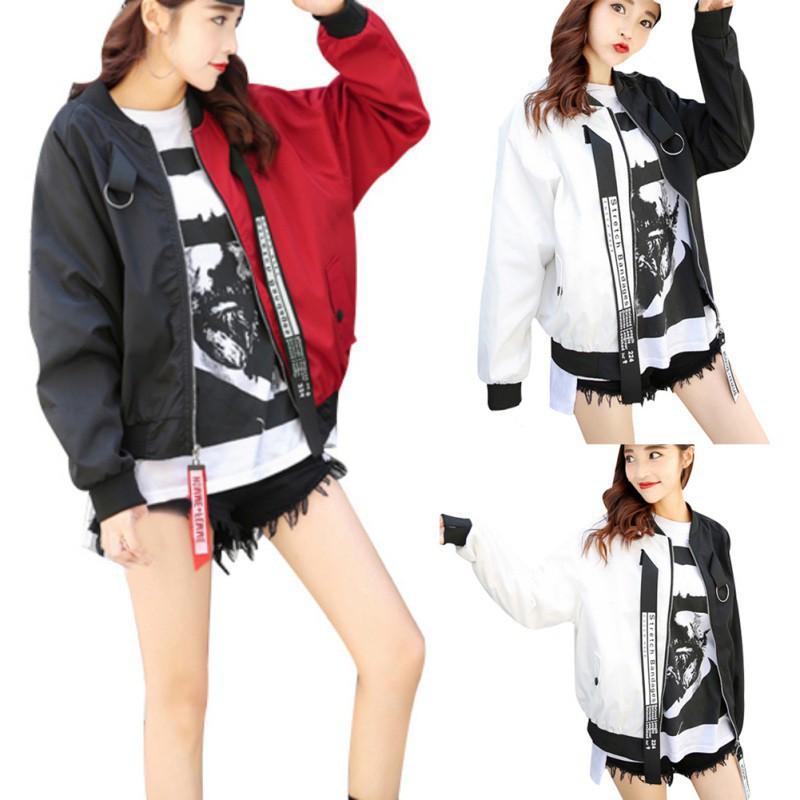 Áo khoác nữ tay dài in chữ thời trang Hàn Quốc | BigBuy360 - bigbuy360.vn
