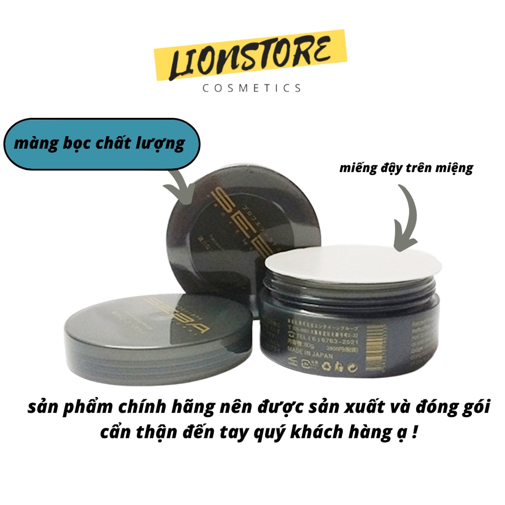 Sáp vuốt tóc nam tạo kiểu SEBA chính hãng nhà LIONSTORE siêu giữ nếp