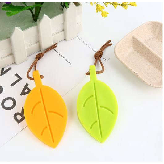 Miếng chặn cửa silicon hình chiếc lá chống va đập cửa