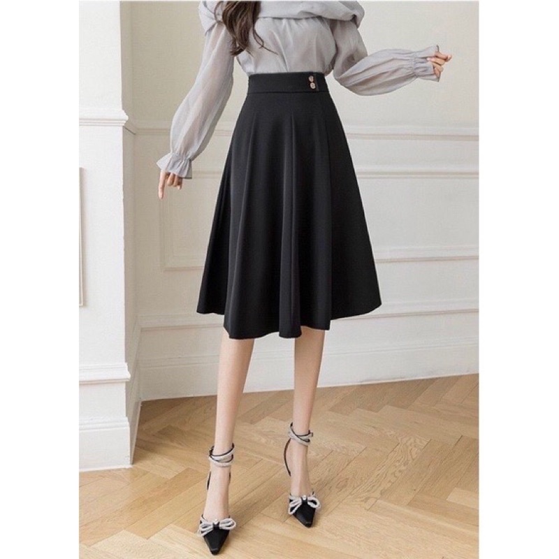 CHÂN VÁY MIDI dài thu đông chất liệu  tuyết mưa (NHÌN LÀ MÊ) | BigBuy360 - bigbuy360.vn