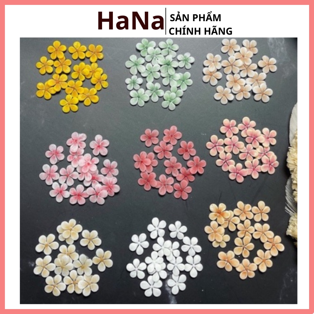 .Hoa mai nhí gắn móng trang trí móng