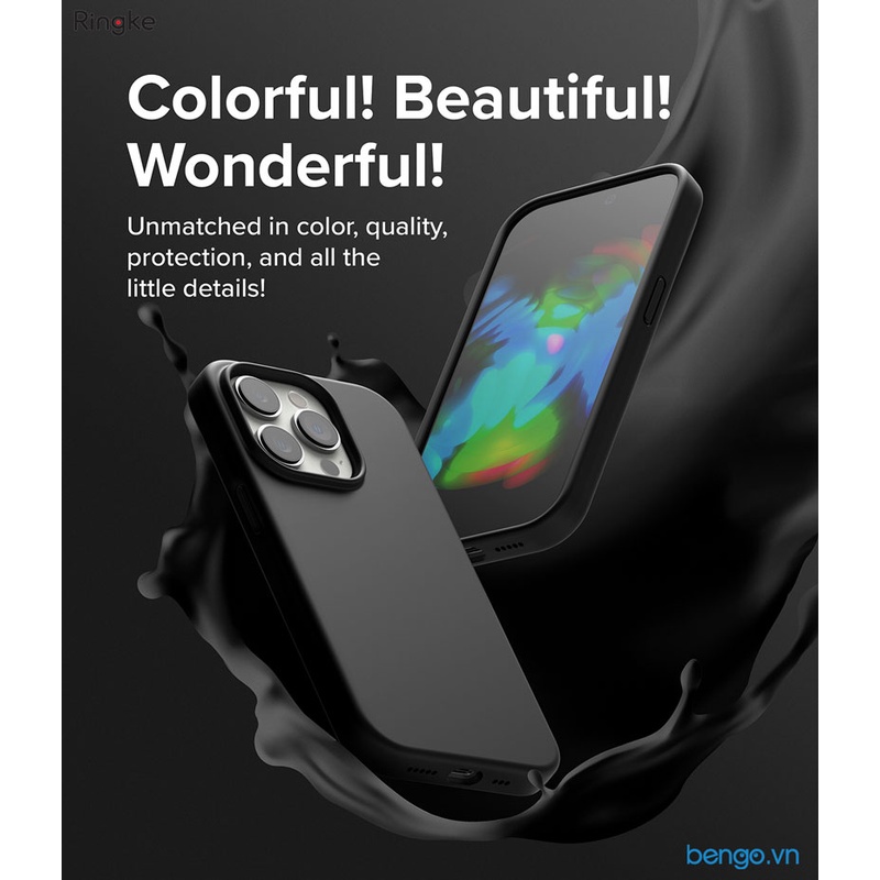 Ốp Lưng IPhone 14/14 Plus/14 Pro/14 Pro Max RINGKE Silicone