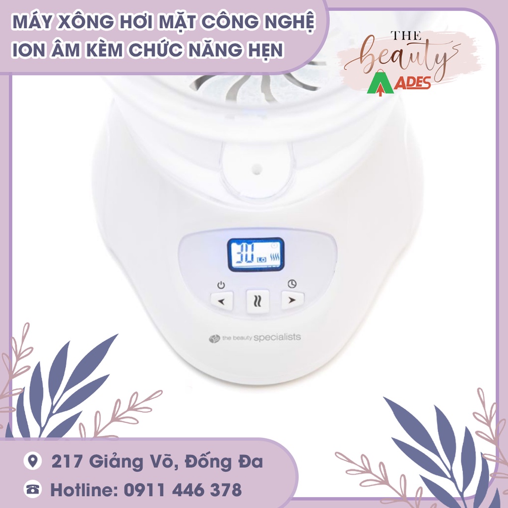 Máy xông hơi mặt công nghệ ion âm kèm chức năng hẹn giờ Rio FSTE2 - Chính hãng - 1 đổi 1 trong 12 tháng - NEW HOT 2022