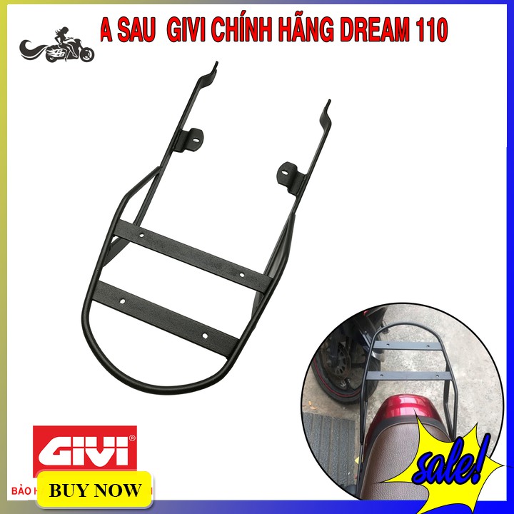 Baga sau Givi gắn xe máy  EX5 Dream 110/fi - Phân phối chính hãng