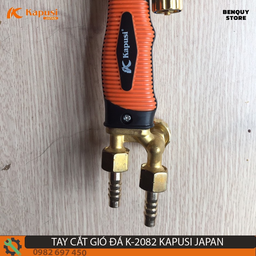 TAY CẮT GIÓ ĐÁ K - 2082  KAPUSI JAPAN-ĐÈN CẮT GIÓ ĐÁ - TAY CẮT HƠI KHÍ, CẮT KIM LOẠI DÙNG KHÍ OXY-GAS LÀ CHỦ YẾU