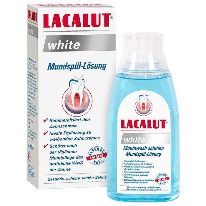 Nước Súc Miệng Lacalut White Làm Trắng Răng Vượt Trội Hàng Nhập Khẩu Đức