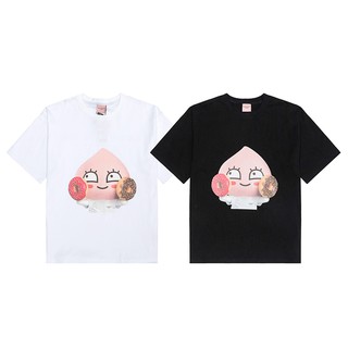 ADLV Áo Thun Tay Ngắn Dáng Rộng In Hình Kakao Cho Nam Và Nữ