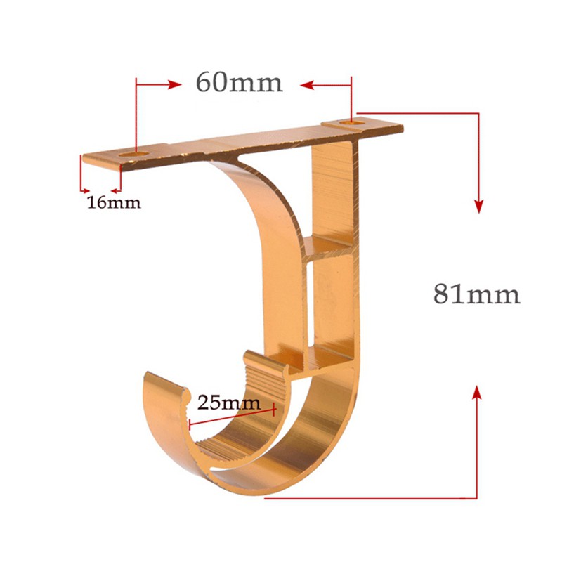 Set 2 giá đỡ thanh treo rèm tiện lợi