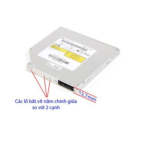 Ổ đĩa DVD SATA laptop gắn trong hoặc gắn ngoài, tương thích tất cả các dòng laptop - Loại DVD 9.5mm và 12.7mm