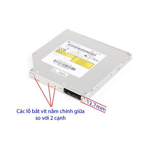 ổ đĩa DVD SATA laptop gắn trong hoặc gắn ngoài, tương thích tất cả các dòng laptop - Loại DVD 9.5mm và 12.7mm