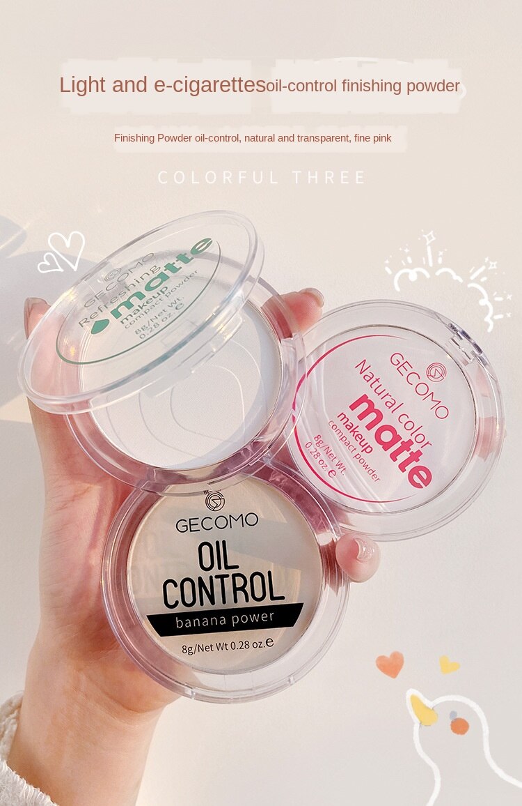 [Hàng mới về] Phấn Phủ Dạng Bột Che Khuyết Điểm Kiểm Soát Dầu Gecomo | BigBuy360 - bigbuy360.vn
