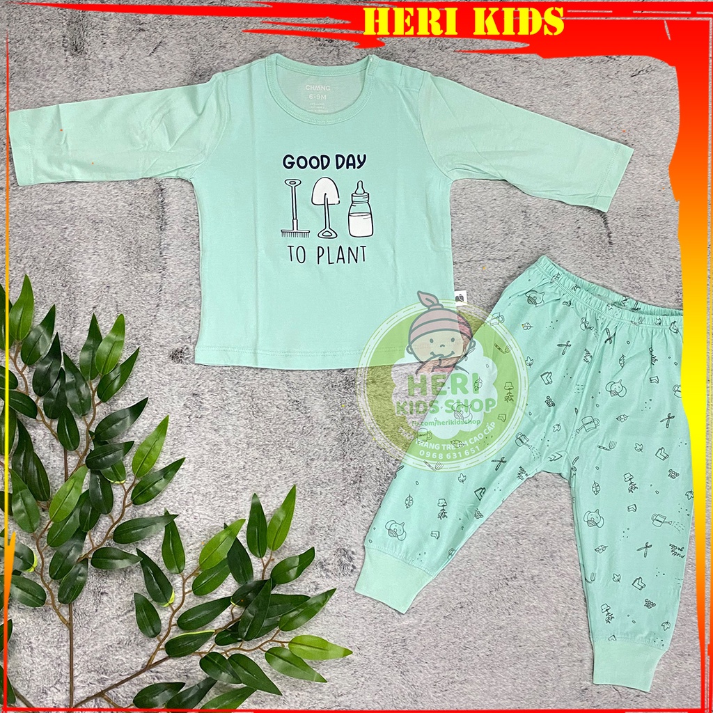 Bộ dài tay thu đông hoạ tiết CHANGG