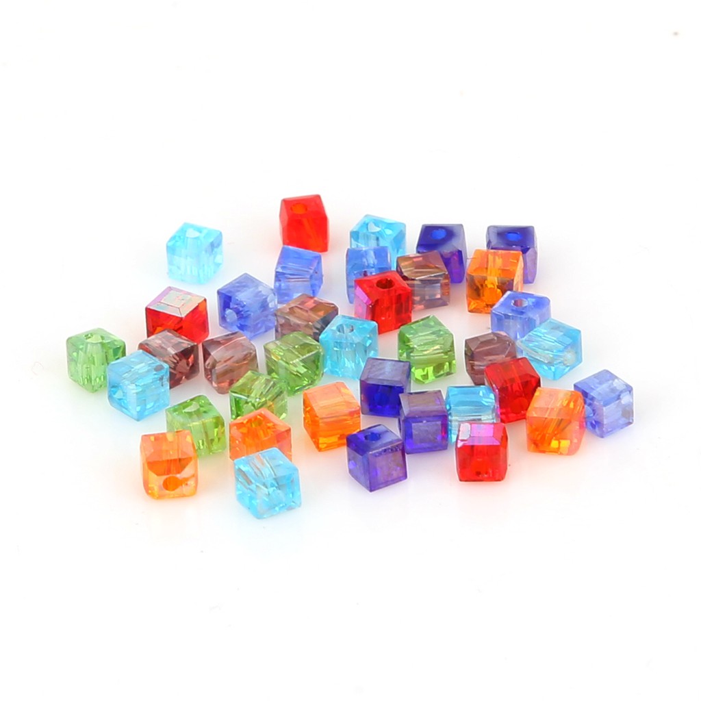 BEADIA Bộ 200 Hạt Pha Lê Hình Tròn 2mm Nhiều Màu Kích Thước 2mm Dùng Để Trang Trí Quần Áo