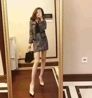 Set dạ tweed sang chảnh