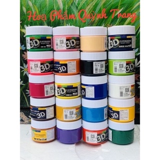 combo 30 màu acrylic 3d 100ml