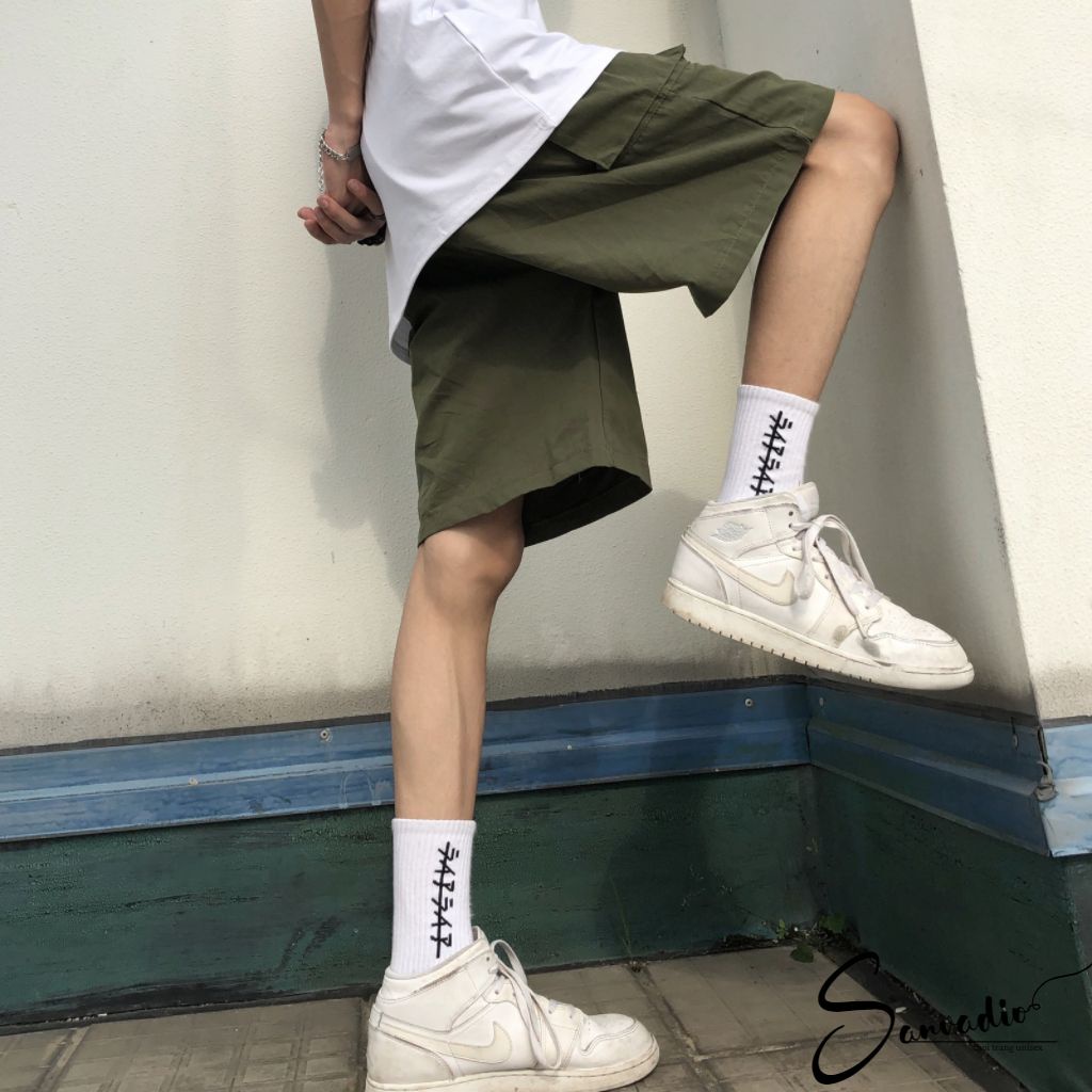 Quần Short NamSANVADIO Kaki Mềm Mịn 3 Màu Trẻ Trung Phong Cách Hàn Quốc QS305