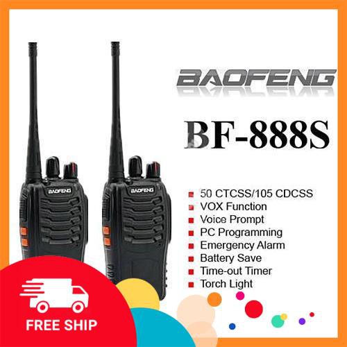 💥XẢ HÀNG💥 Bộ 2 Bộ Đàm Baofeng BF-888S Cao Cấp