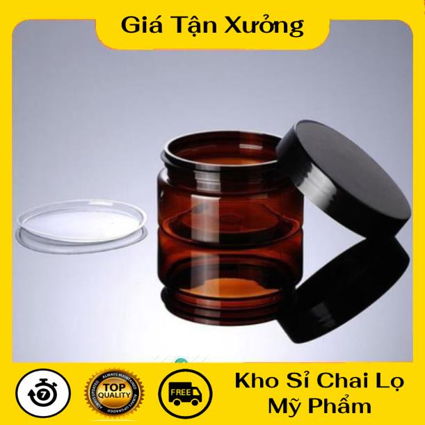 Hủ Đựng Kem ❤ TRÙM SỈ ❤ Hũ nhựa pet 100g chiết mỹ phẩm , phụ kiện du lịch