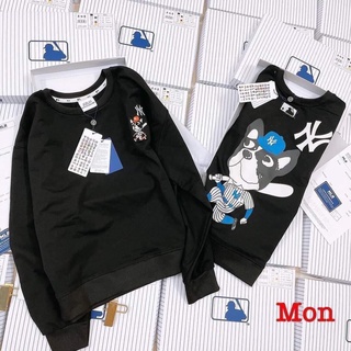 Áo Sweater nam nữ Unisex nỉ bông form rộng NY bull dog TAPILU