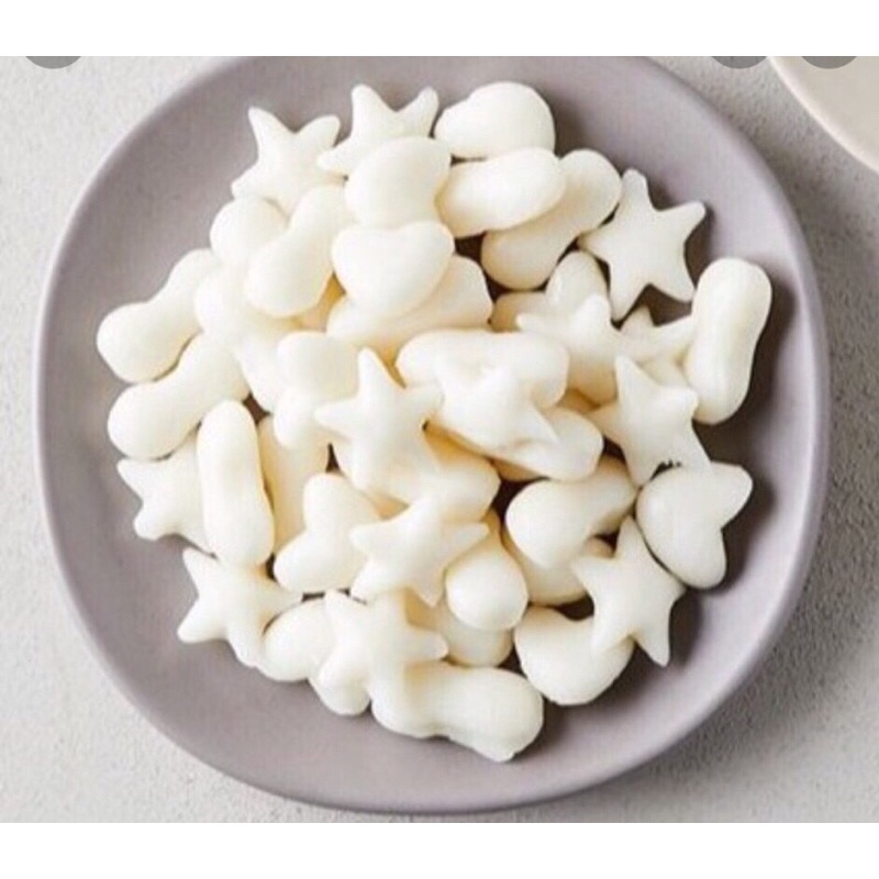 500g bánh gạo tokbokki hình tim sao