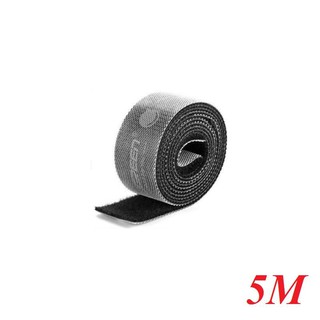 Ugreen 60485 5m cỡ 15mm băng dán velcro màu đen ngang 1.5cm lp124