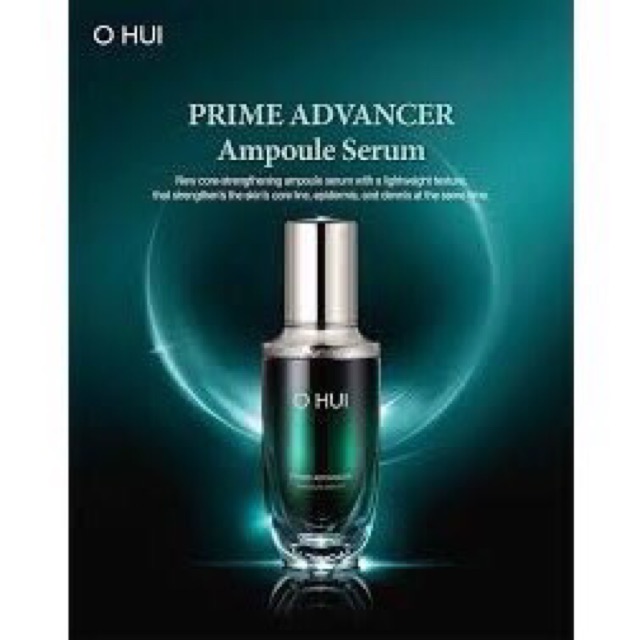 Gói serum tinh chất dưỡng trắng, căng bóng, chống lão hóa da - Ohui Prime Advancer Ampoule Serum