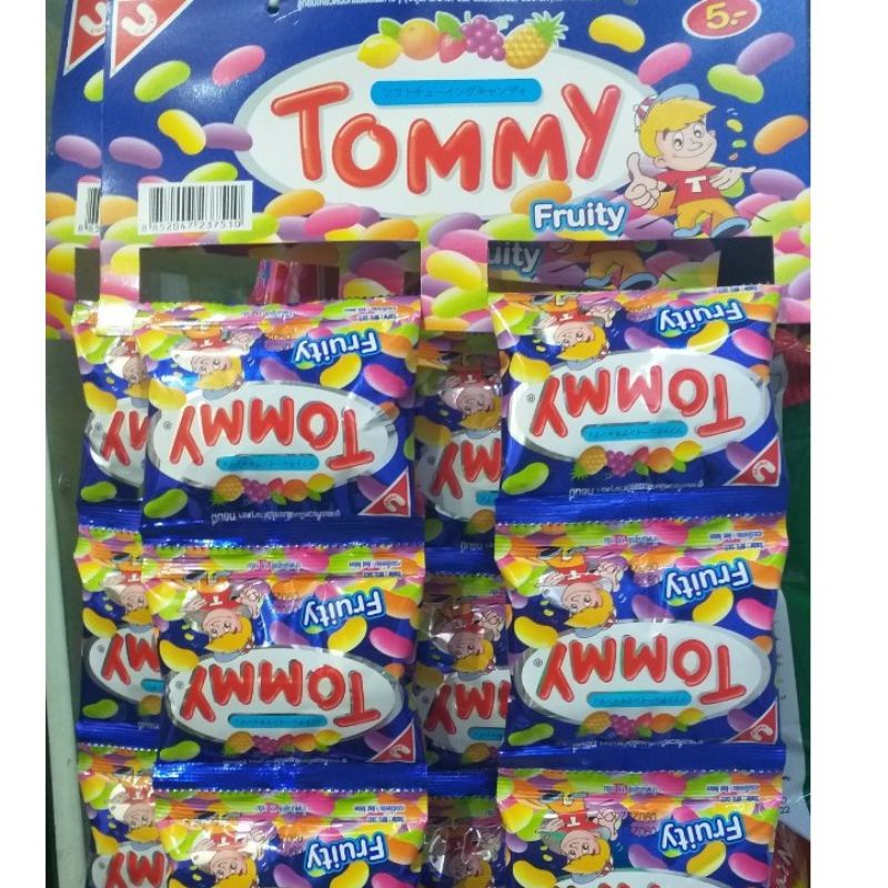 1 dây 24 gói Tommy kẹo dẻo trái cây Thái lan