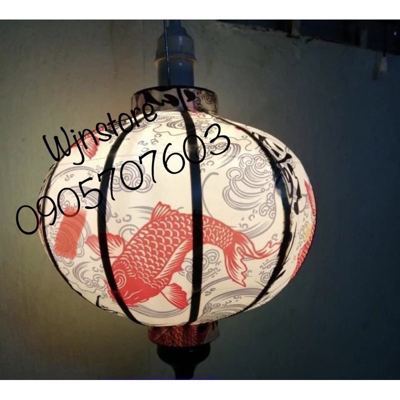 Đèn lồng vải phi 3D hội an vietnames lanterns