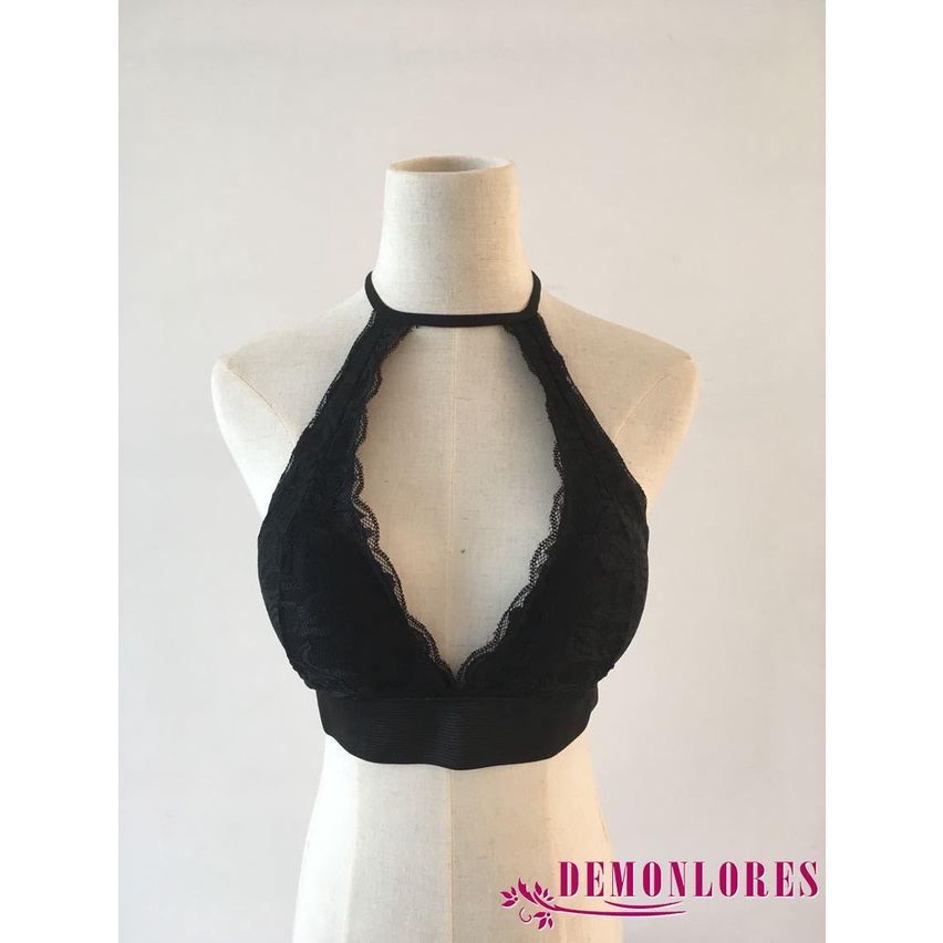 Áo Lót Ren Cổ V Quyến Rũ Cho Nữ