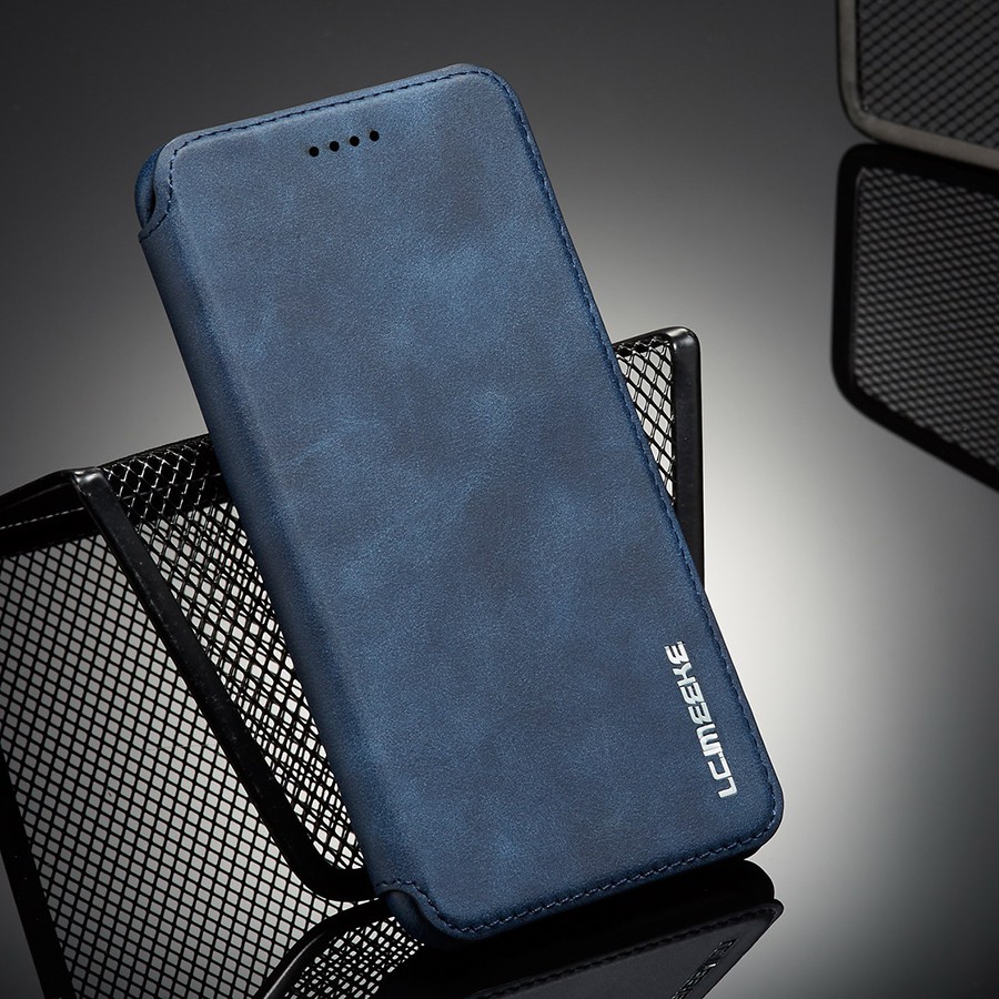 Bao da điện thoại trơn có khóa từ tính bảo vệ toàn diện cho Iphone 7/8/7 Plus/8 Plus