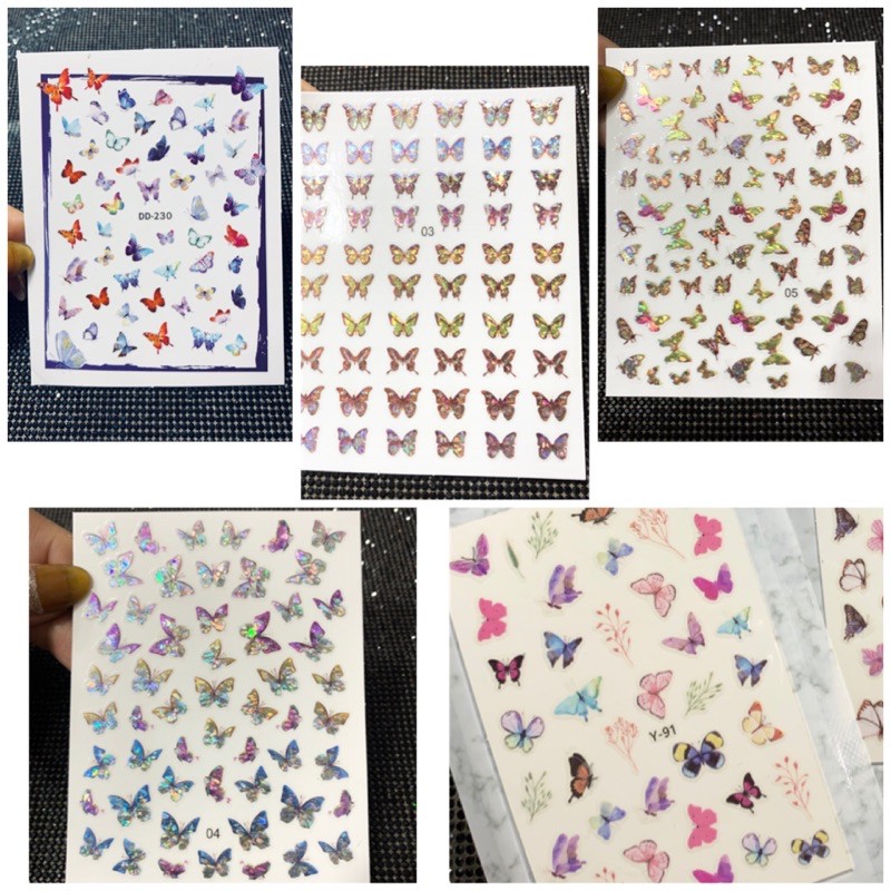 Sticker bướm-Bướm Dạ Quang