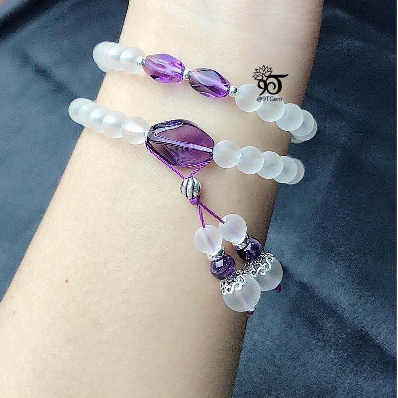Hạt Đá Phong Thuỷ Màu Trắng