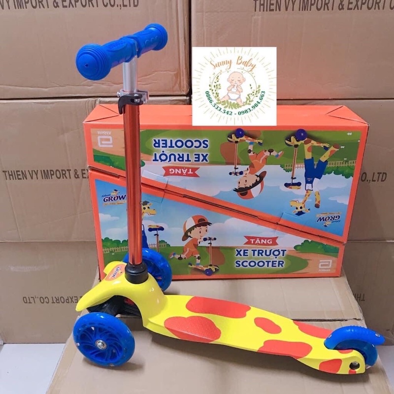 Xe trượt Scooter cho Bé quà tặng từ sữa grow