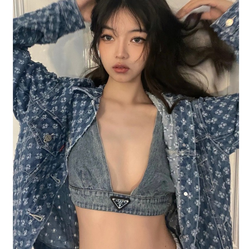 Áo Vest Denim Mới Mùa Thu Năm 2021