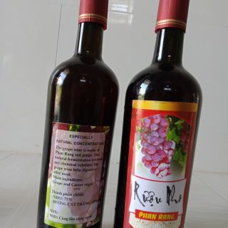 R.u.o.u nho ninh thuận 750ml chai thủy tinh