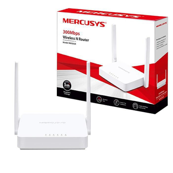 Bộ phát wifi MercusysMW301R 2 râu tốc độ 300Mbps Bảo Hành 2 Năm 1 Đổi 1 - Mới 100%