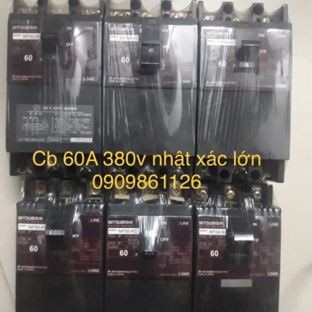 Cb 60A 3 pha nhật nội địa xác lớn